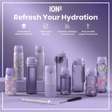 Ion8 Fairies Purple Water Bottle 350ml kids drinkware (British brand)