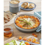 Argos Habitat 24cm Speckle Ceramic Pie Dish - Grey- Buy online at McGrocer