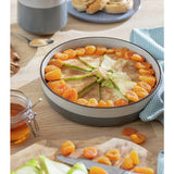 Habitat 24cm speckle ceramic pie dish grey, UK version