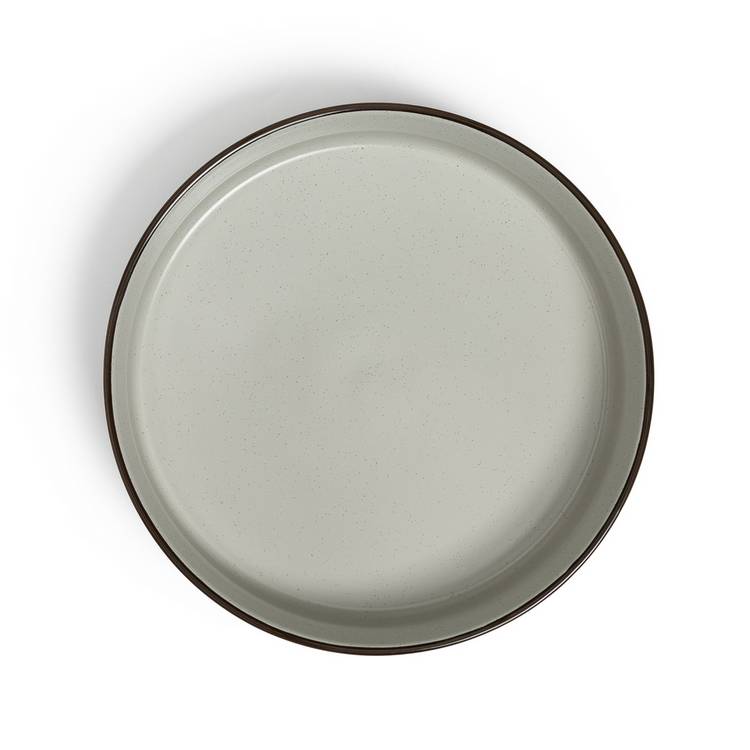 Habitat 24cm speckle ceramic pie dish grey, UK version