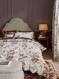 Natural Cotton Rich Plain Duvet Cover and Pillowcase Set