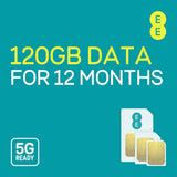 Argos EE 120GB Pay As You Go Data Only SIM Card- Buy online at McGrocer