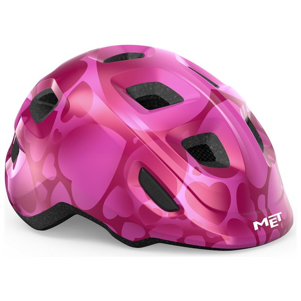 Met Hooray kids helmet Pink Hearts Glossy (British brand)