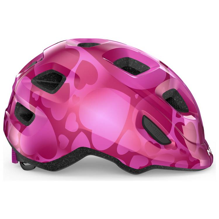 Met Hooray kids helmet Pink Hearts Glossy (British brand)