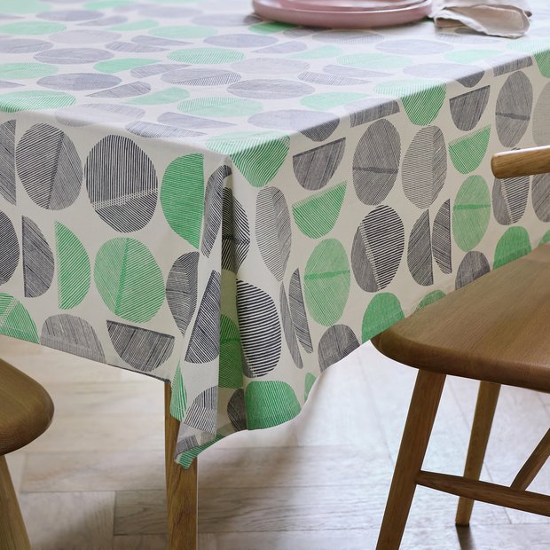 Habitat grey cotton table cloth 180x140cm, imported from the UK