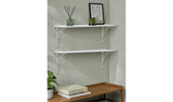 Argos Habitat Set of 2 Bracket Shelves - White (60cm)- Buy online at McGrocer
