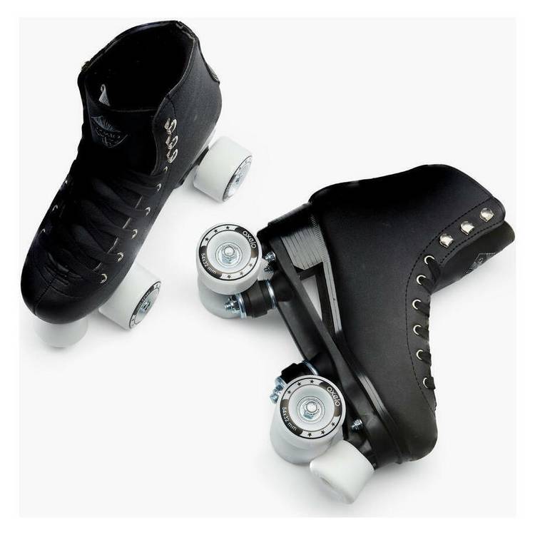Decathlon 100 quad roller skates black UK 5, UK version