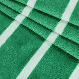 Habitat green skinny stripe beach towel 150x80cm, imported from the UK