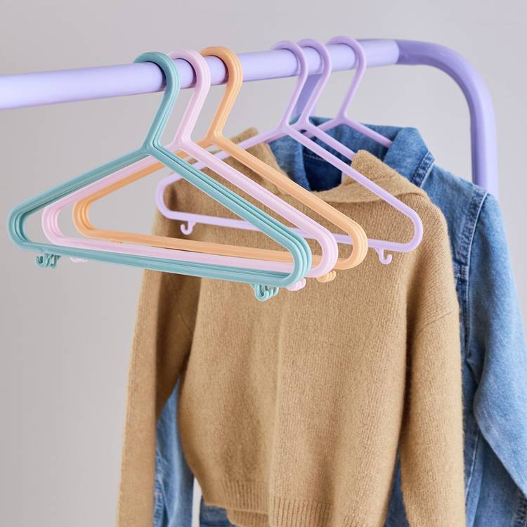 Argos Home pack of 12 kids plastic hangers, slimline - British product
