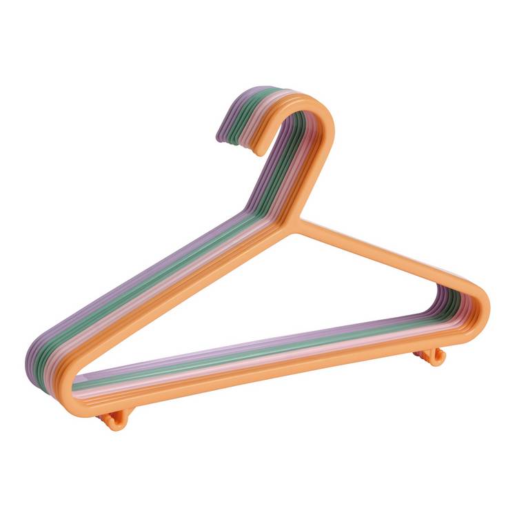 Argos Home pack of 12 kids plastic hangers, slimline - British product