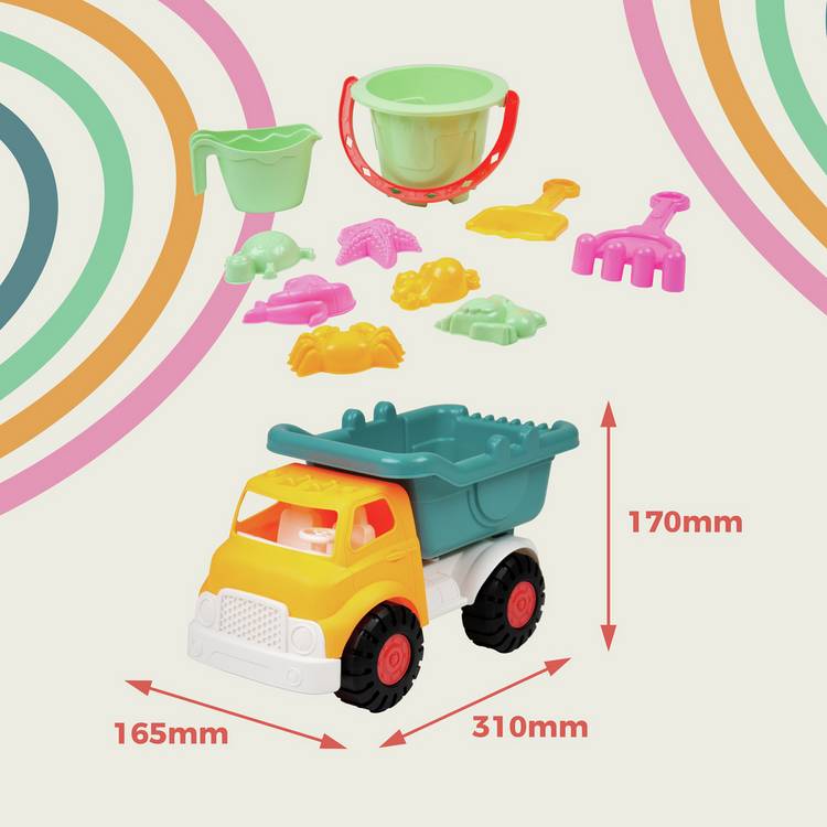 Activo Sand Truck and Accessories Set, imported from the UK