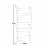 Argos Home shoe rack 8-shelf white, imported from the UK