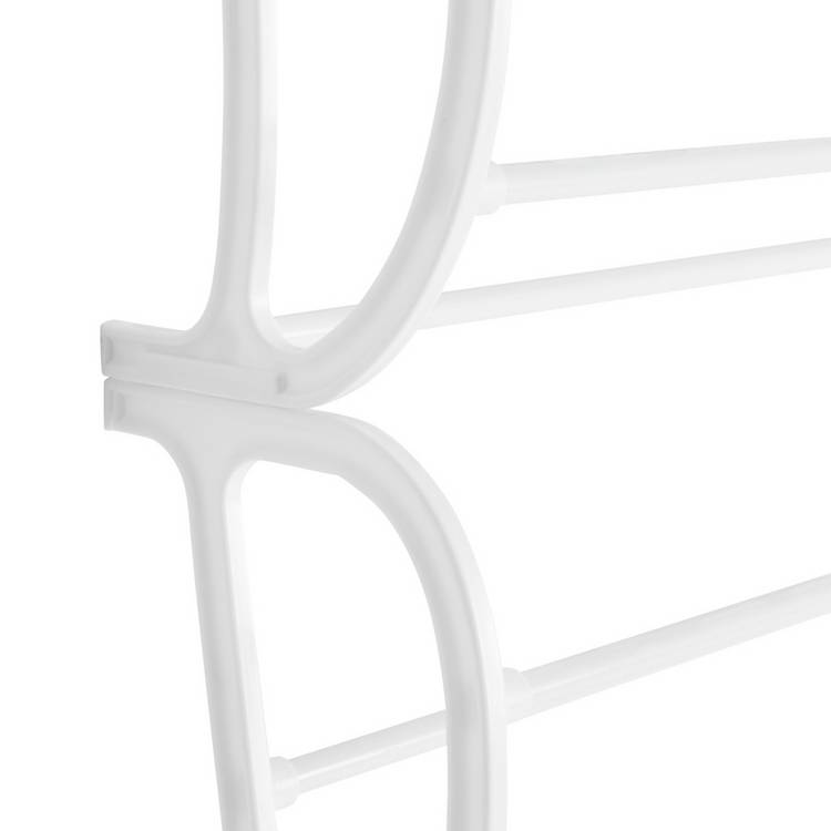 Argos Home shoe rack 8-shelf white, imported from the UK