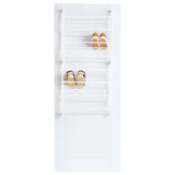 Argos Home shoe rack 8-shelf white, imported from the UK