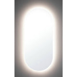 Habitat large vertical backlight LED mirror, UK version