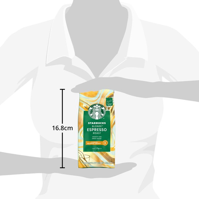 STARBUCKS Blonde Espresso Blonde Roast Coffee Beans   200g GOODS M&S