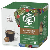 Starbucks Medium House Blend Coffee Pods Dolce Gusto    12 per pack GOODS M&S