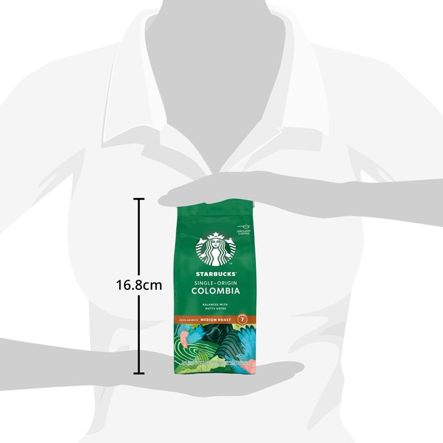 STARBUCKS Colombia Medium Roast Ground Coffee   200g GOODS M&S