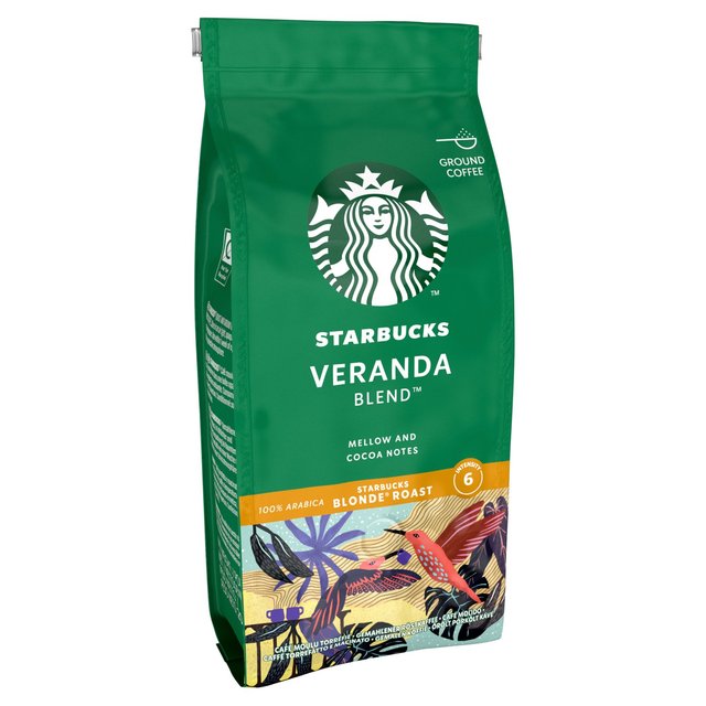 STARBUCKS Veranda Blend Blonde Roast Ground Coffee 200g GOODS M&S