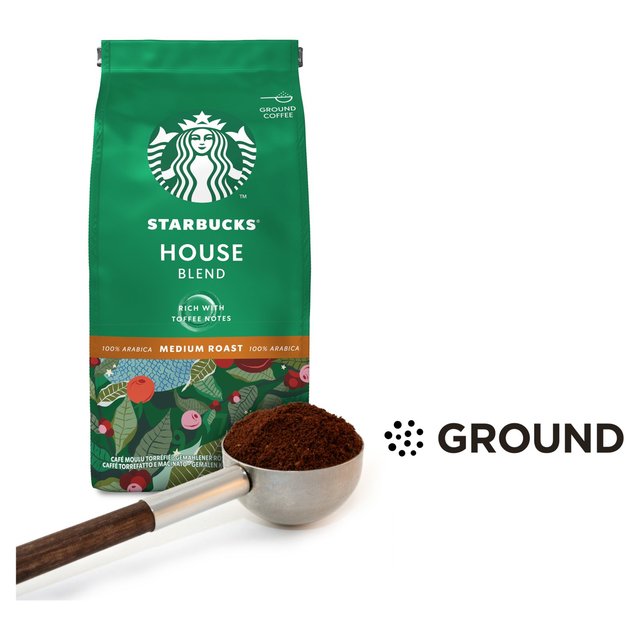 STARBUCKS House Blend Medium Roast Ground Coffee 200g GOODS M&S