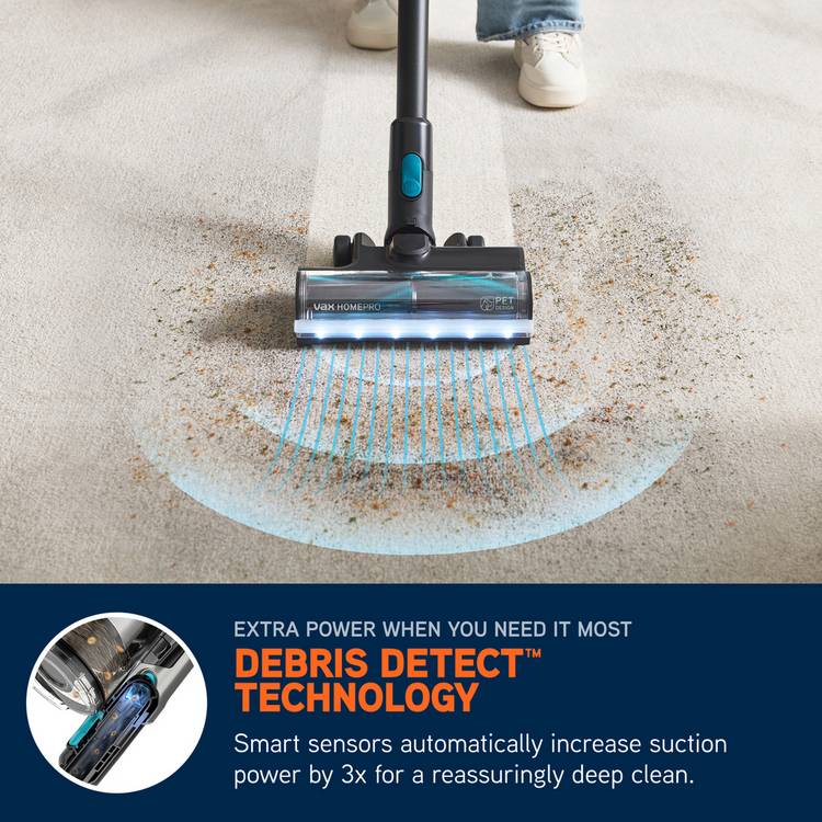Vax HomePro Detect Pet cordless vacuum cleaner - British product