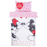 Disney Mickey Minnie cotton kids bedding set single, UK version