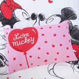 Disney Mickey Minnie cotton kids bedding set single, UK version