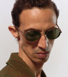 Matsuda M3137 round titanium sunglasses, imported from the UK