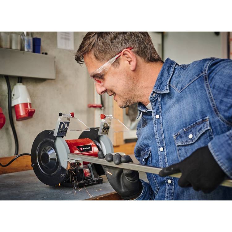 Einhell 150W double wheel bench grinder, imported from the UK