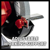 Einhell 150W double wheel bench grinder, imported from the UK
