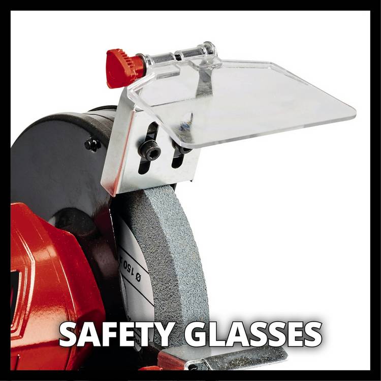 Einhell 150W double wheel bench grinder, imported from the UK