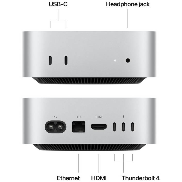 Apple Mac mini M4 16GB 512GB Desktop - British product
