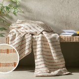 Argos Habitat Global Throw Neutral & Rust 200x220cm- Buy online at McGrocer