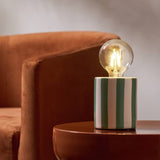 Argos Habitat Ceramic Stripe Bulb Holder - Green- Buy online at McGrocer