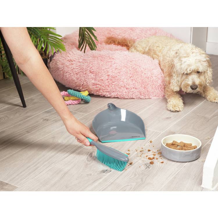 Beldray Antibac Pet Plus dustpan and brush set, imported from the UK