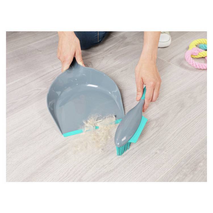 Beldray Antibac Pet Plus dustpan and brush set, imported from the UK