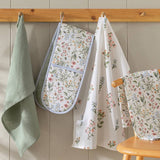 Argos Home bee floral cotton textile set cream, UK version