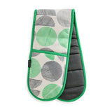 Habitat Linear Circles cotton textile set green (British brand)