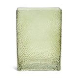 Habitat hammered glass vase in green - British product