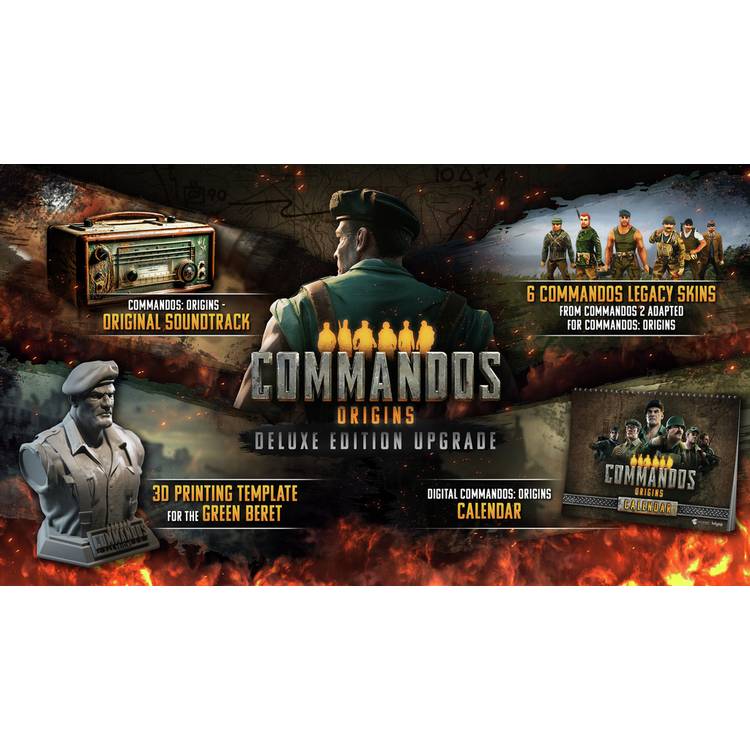 Commandos Origins Deluxe Edition PS5 video game (British brand)