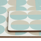 Habitat geo circles placemats and coasters set of 4, UK version
