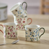 Argos Argos Home Floral Palace Assort Mugs (Set of 4) - Cream, 220ml- Buy online at McGrocer