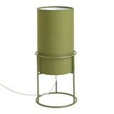Argos Home green column table lamp (British brand)