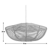 Habitat Mariana rattan lampshade 50cm, UK version