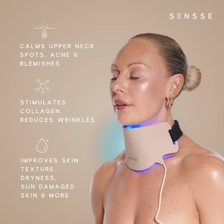 Sensse Silhouette LED neck mask with 171 lights, UK version
