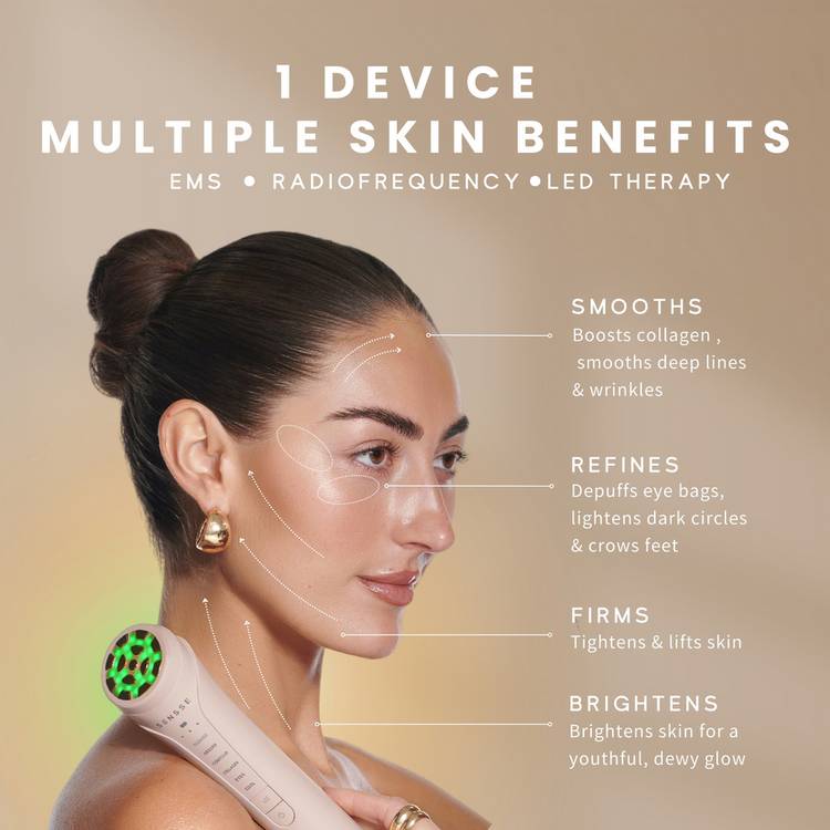 Sensse Firmify 3-in-1 LED facial tool - British product