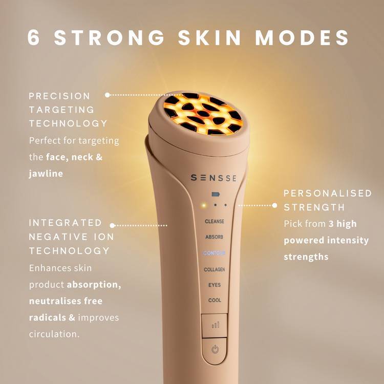 Sensse Firmify 3-in-1 LED facial tool - British product