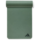 Adidas green 4mm thick yoga mat L176cm - British product