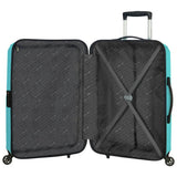 American Tourister Zakk blue hardcase medium suitcase - British product