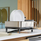 Simplehuman compact steel frame dish rack (British brand)